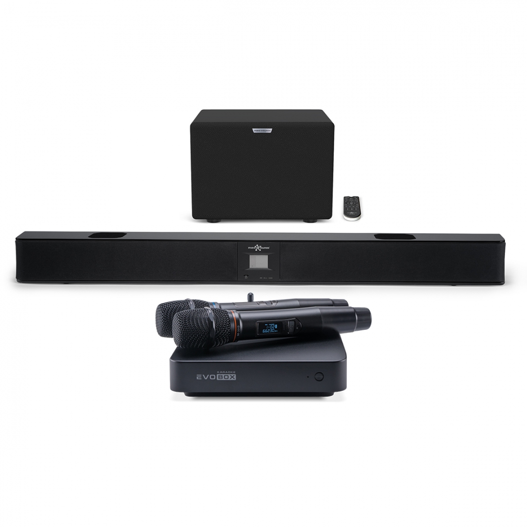караоке-комплект EVOBOX Plus + EvoSound Bar (саундбар с караоке) в Городище