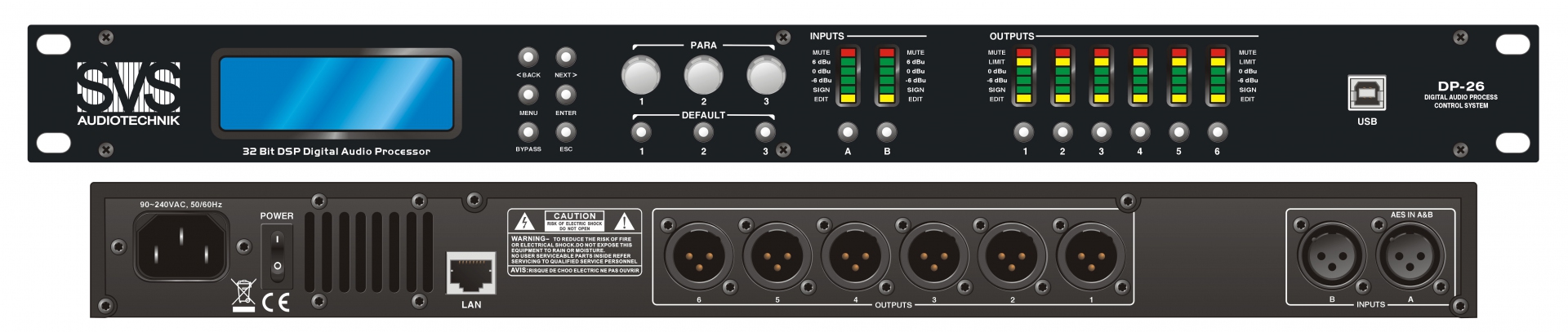 SVS Audiotechnik DP-26 Цифровой процессор: 2 входа 6 выходов в Городище