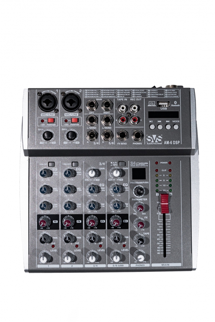 SVS Audiotechnik mixers AM-6 DSP Микшерный пульт аналоговый, 6-канальный SVS Audiotechnik mixers в Городище