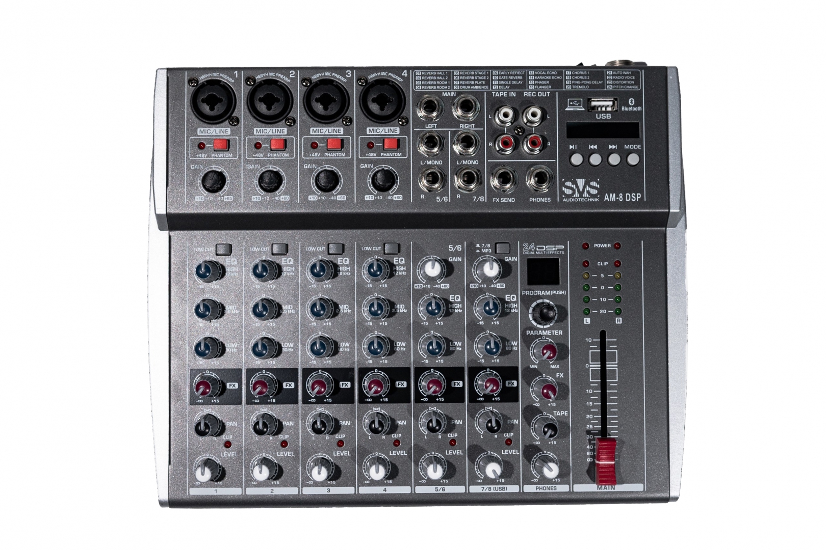 SVS Audiotechnik mixers AM-8 DSP Микшерный пульт аналоговый, 8-канальный в Городище